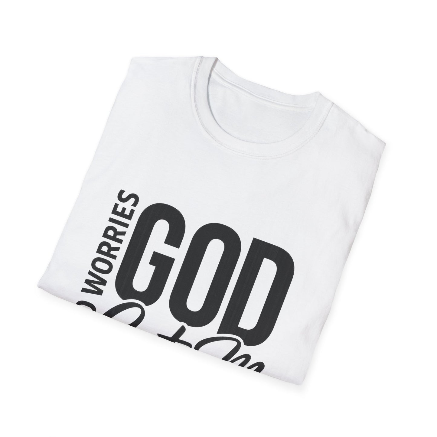“No Worries—God Got Me | Faith Tee for Everyday Inspiration”