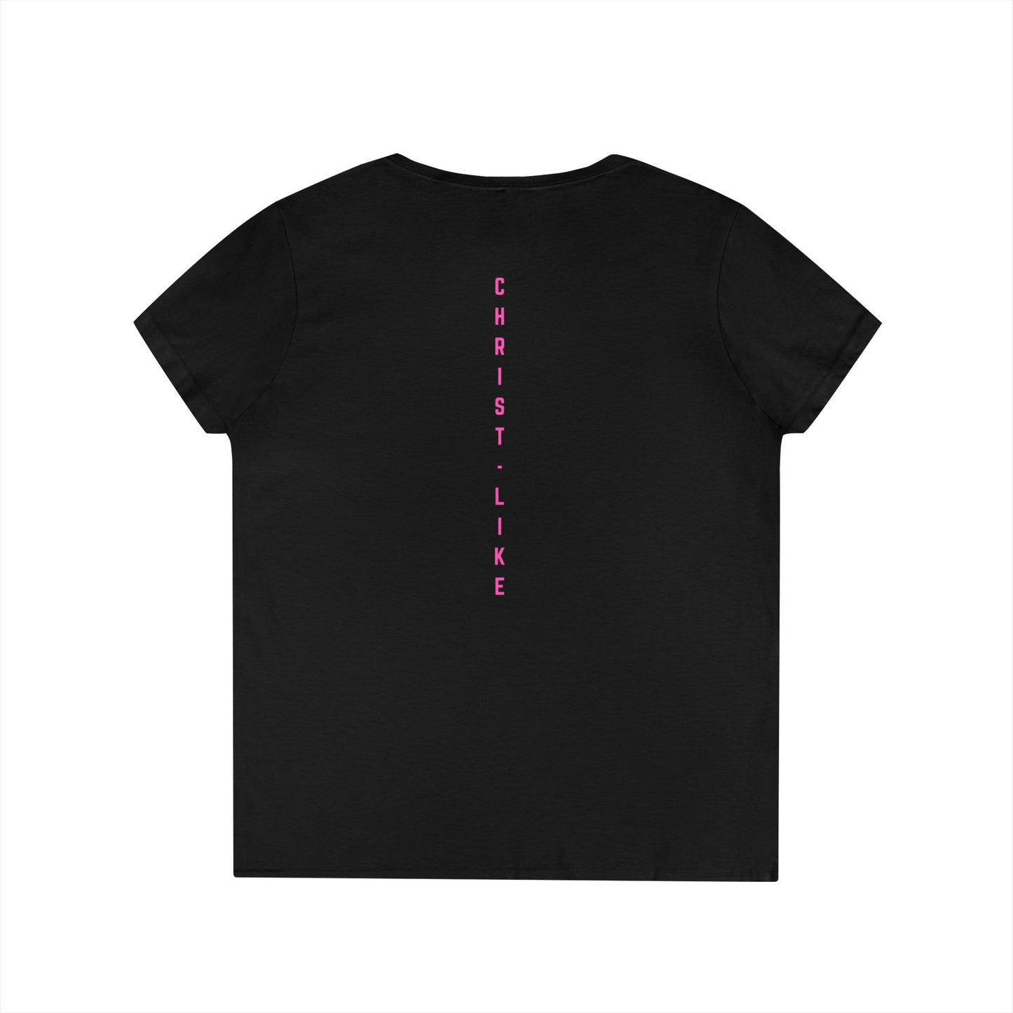 Faith-Inspired Ladies' V-Neck Tee - Personalized, Christian Apparel, Everyday Wear, Gift for Her, Casual Faith Outfit