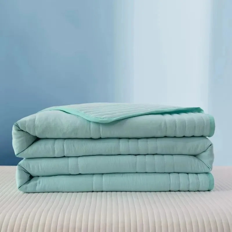 Washable air conditioning blanket summer cool blanket thin blanket fiber blanket