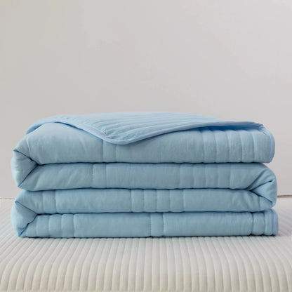 Washable air conditioning blanket summer cool blanket thin blanket fiber blanket